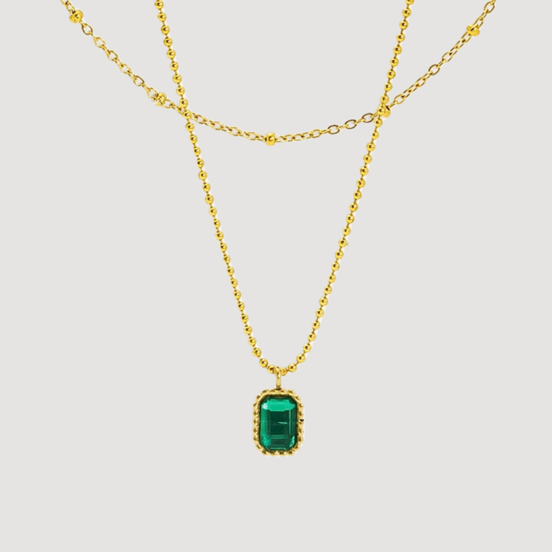 Emerald Luxe Halskette