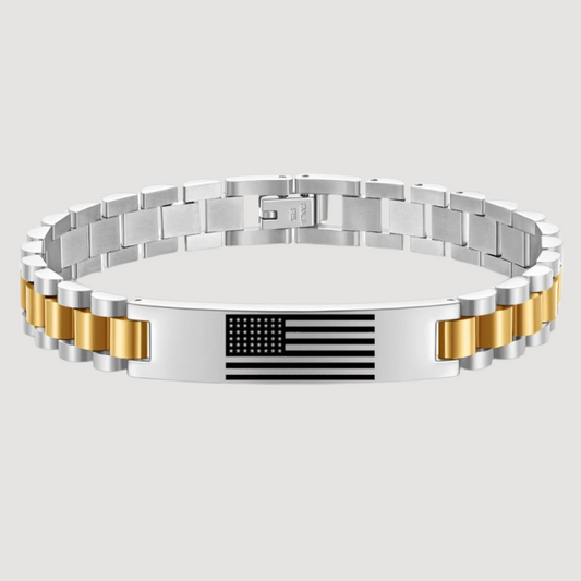 Flag Titanium Armband
